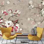 Sakura Tree And Birds Wallpaper