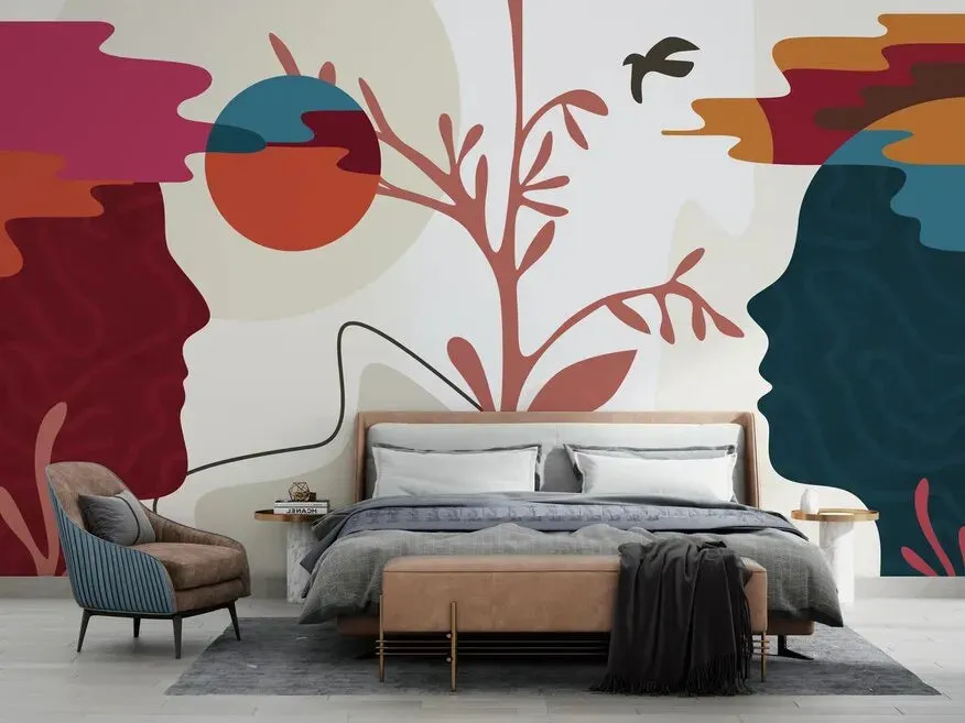 Human Colours Wallpaper Wallmural - Wallpaper Installation Melbourne