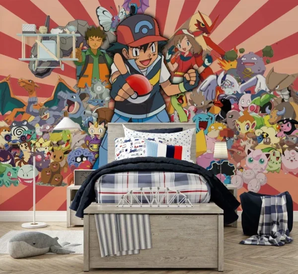 Pokémon's Characters Wall Mural - Image 4