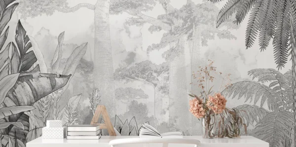 Tropical Eden Floral Wallpaper - Image 3
