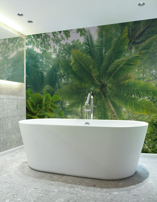 Tropical Palm Tree Canopy Wallpaper Mural