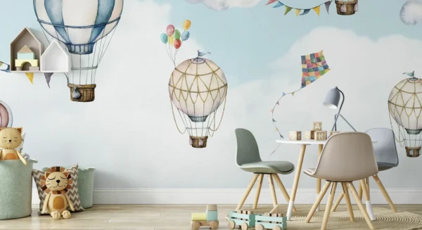 Balloons Bonanza Kids Wallpaper