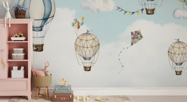 Balloons Bonanza Kids Wallpaper - Image 4