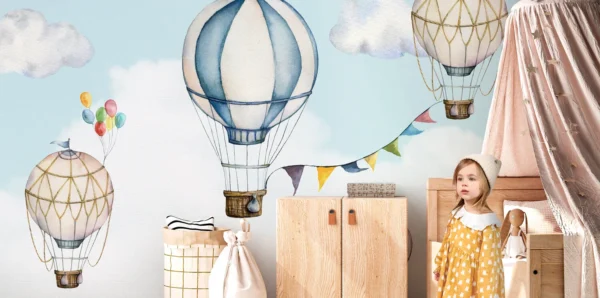 Balloons Bonanza Kids Wallpaper - Image 2