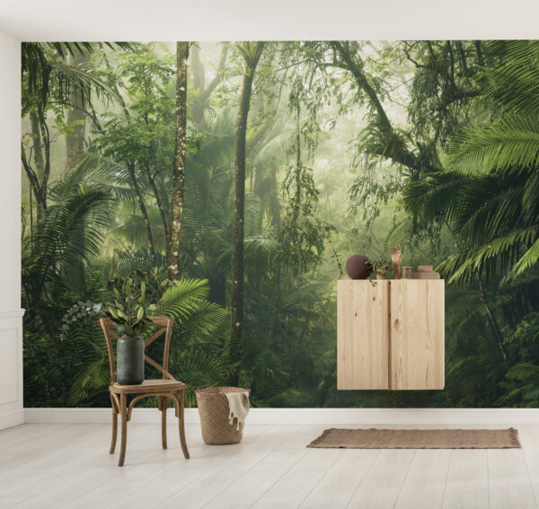 Mystical River Stream Forest Wallpaper Mural - Image 2