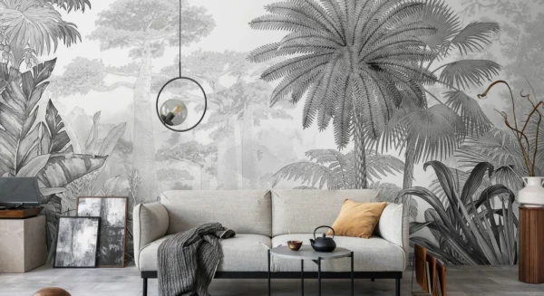 Tropical Eden Floral Wallpaper - Image 2